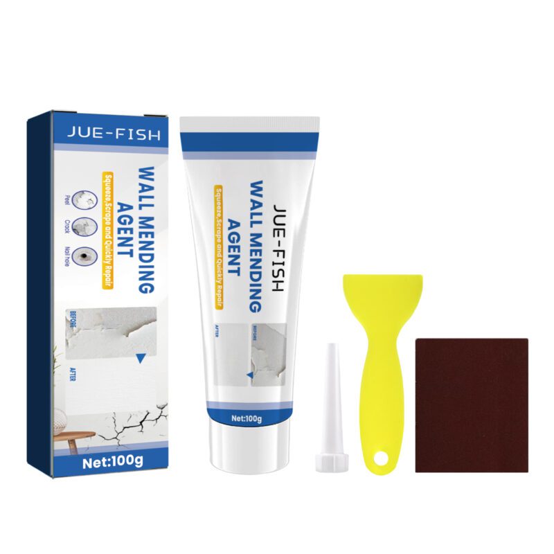 Household Wall Repair Paste: Mildew Stain Cover, Crack Filler - Long-Lasting, Surface-Safe