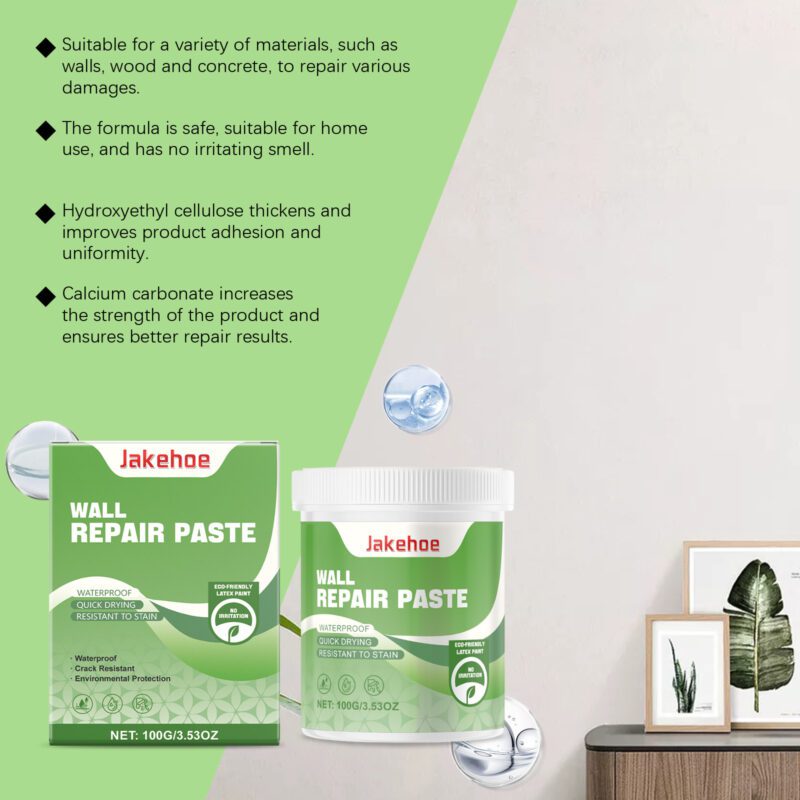 Household Wall Repair Plaster: Fix Cracks, Holes, Dents – Long-Lasting, Surface-Safe - Image 3