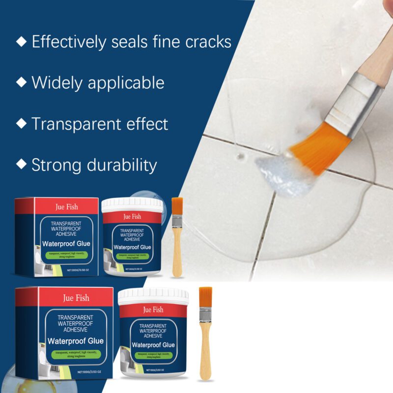 Household Waterproof Adhesive: Long-Lasting Leak Repair for Bathroom Tiles (300g) - Image 4