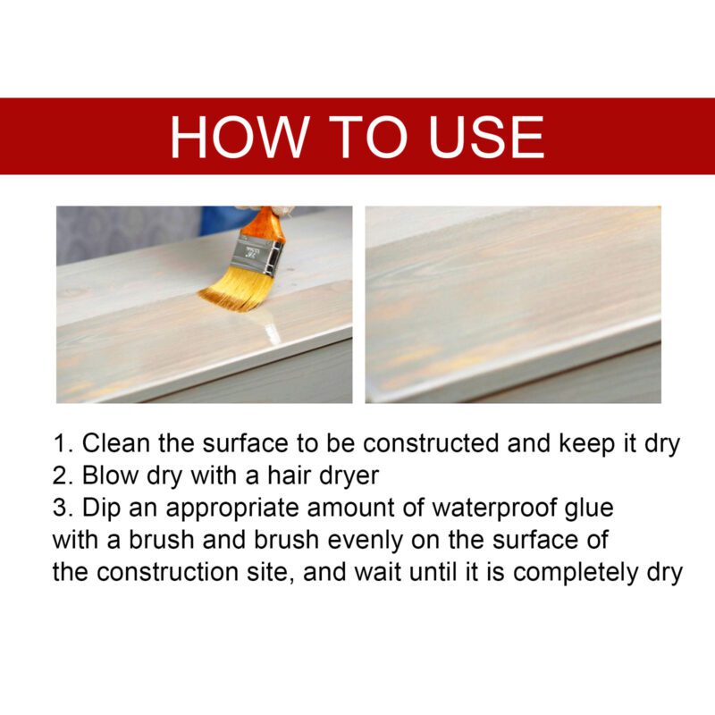 Household Waterproof Glue: Multi-Purpose Leak Repair, Surface-Safe, Long-Lasting - Image 5