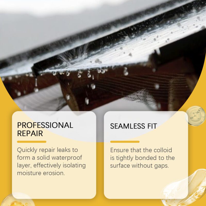 Household Waterproof Glue: Tile Leak Repair, Long-Lasting Transparent Sealant - Image 3