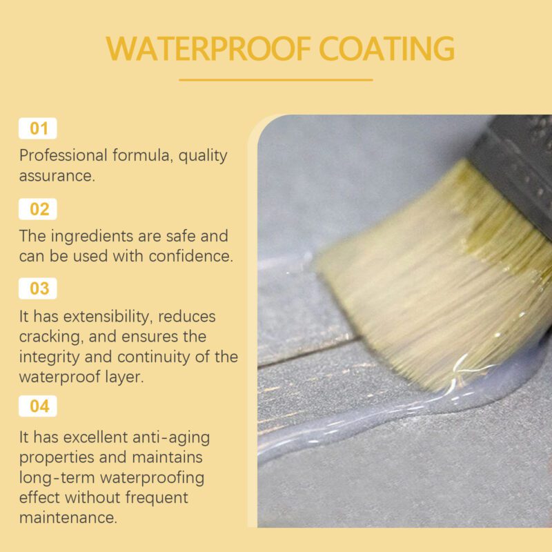 Household Waterproof Glue: Tile Leak Repair, Long-Lasting Transparent Sealant - Image 4