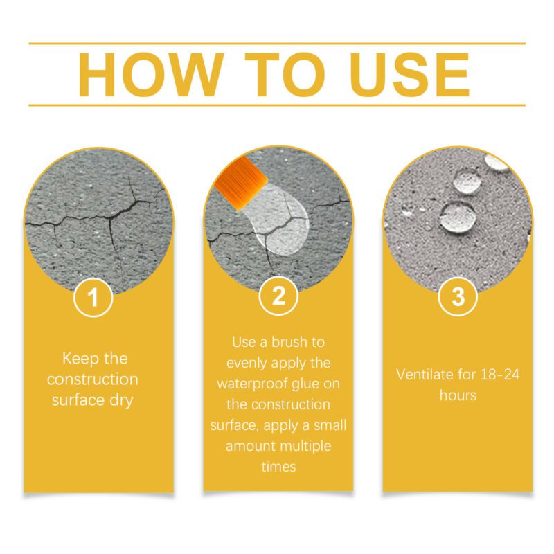 Household Waterproof Glue: Tile Leak Repair, Long-Lasting Transparent Sealant - Image 6