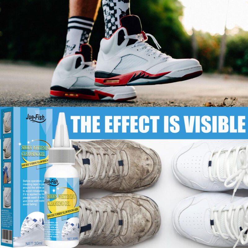 Household White Shoe Cleaner - Long-Lasting Stain Removal, Safe Whitening - Image 3