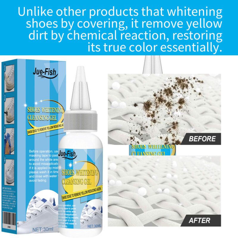 Household White Shoe Cleaner - Long-Lasting Stain Removal, Safe Whitening - Image 4