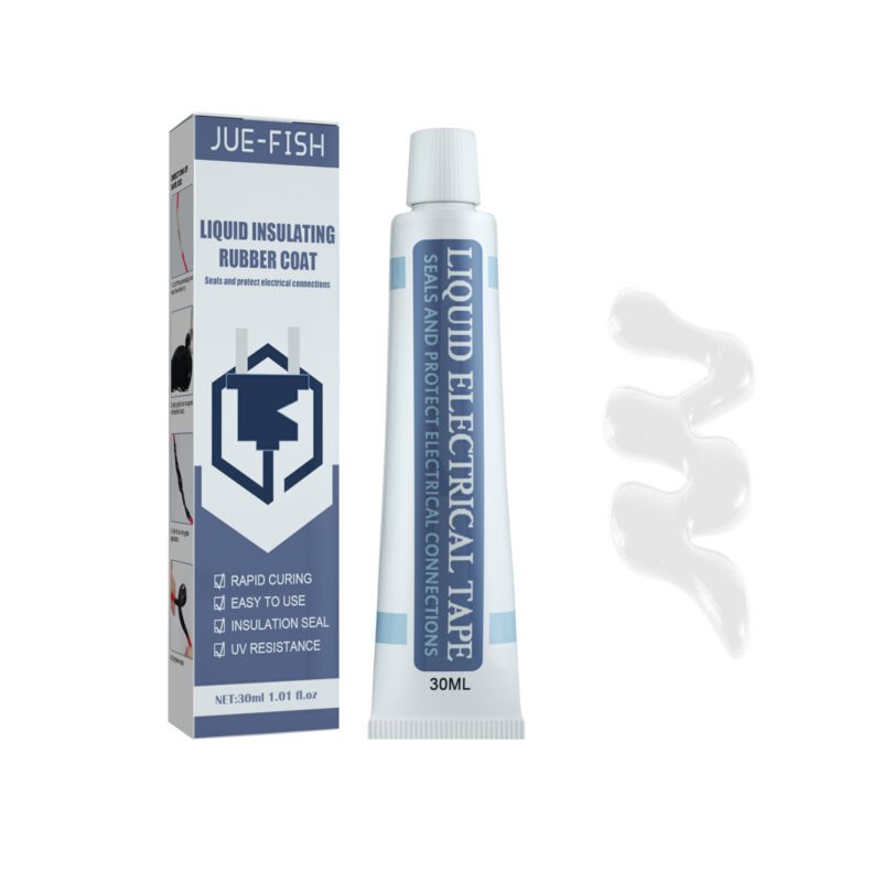 Household Wire Repair: Multi-Purpose Liquid Insulating Tape, Waterproof Sealant (30ml White)