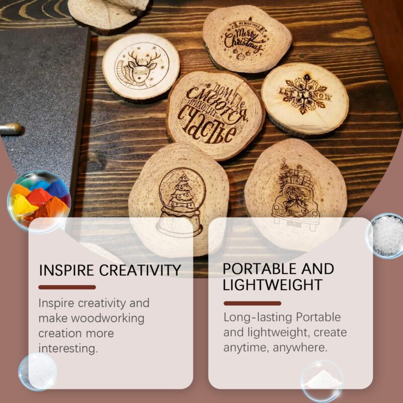 Household Wood Pyrography Pen – Multi-Purpose, Long-Lasting DIY Furniture Art Marker - Image 3