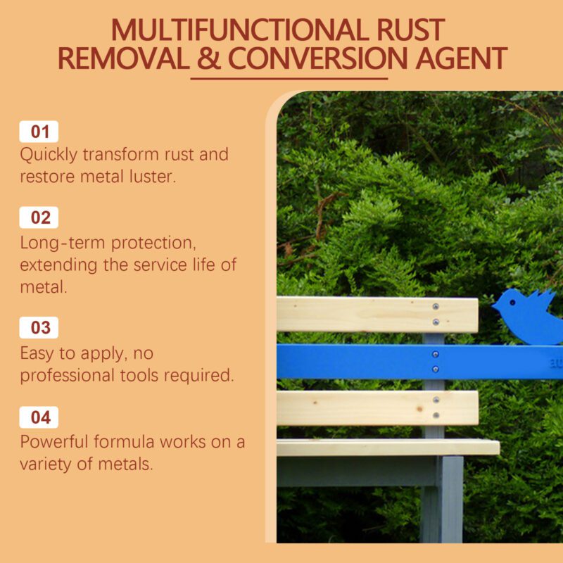 Hoygi Multi-Purpose Rust Remover: Long-Lasting Metal Coating, Surface-Safe Household Care - Image 9