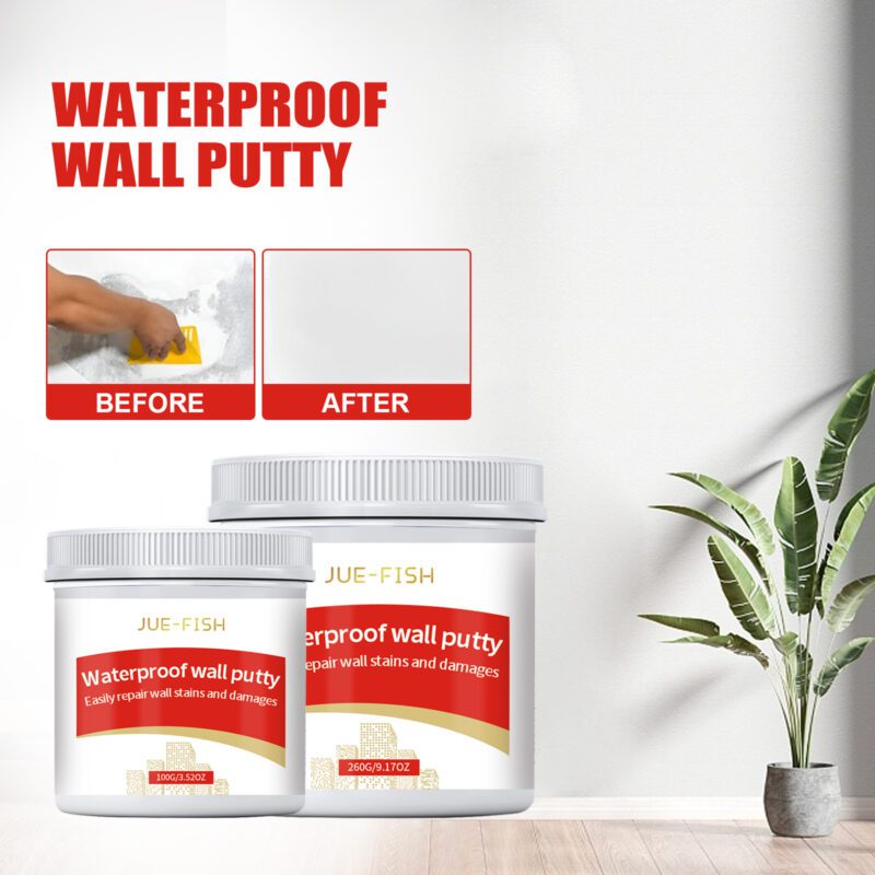 JUE-FISH Household Wall Repair Paste (300g): Crack Repair, Waterproof Mold-Resistant - Image 2