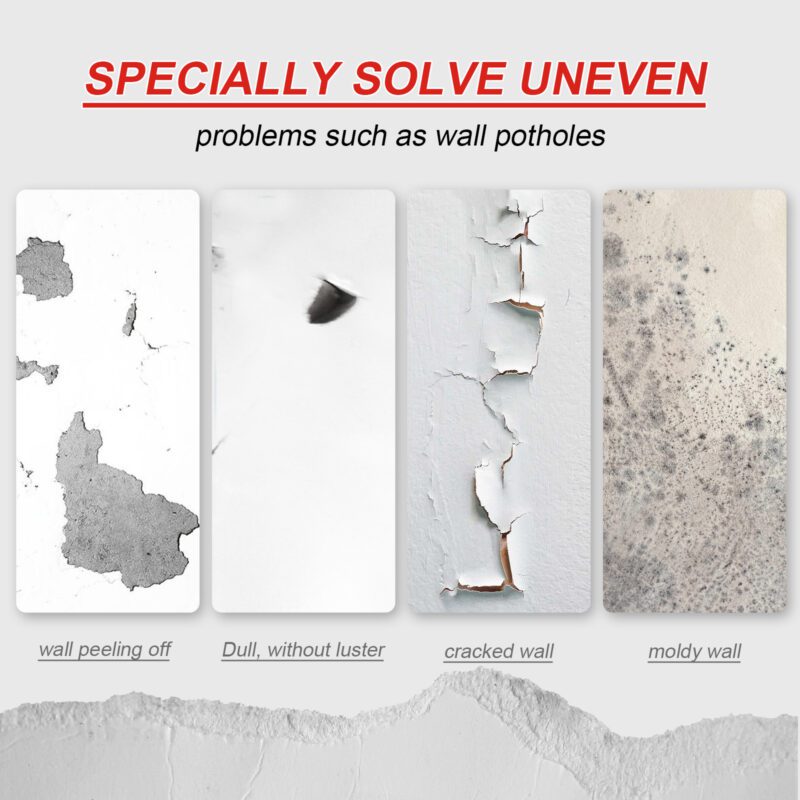 JUE-FISH Household Wall Repair Paste (300g): Crack Repair, Waterproof Mold-Resistant - Image 3