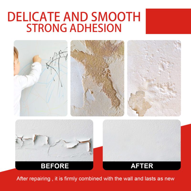 JUE-FISH Household Wall Repair Paste (300g): Crack Repair, Waterproof Mold-Resistant - Image 4