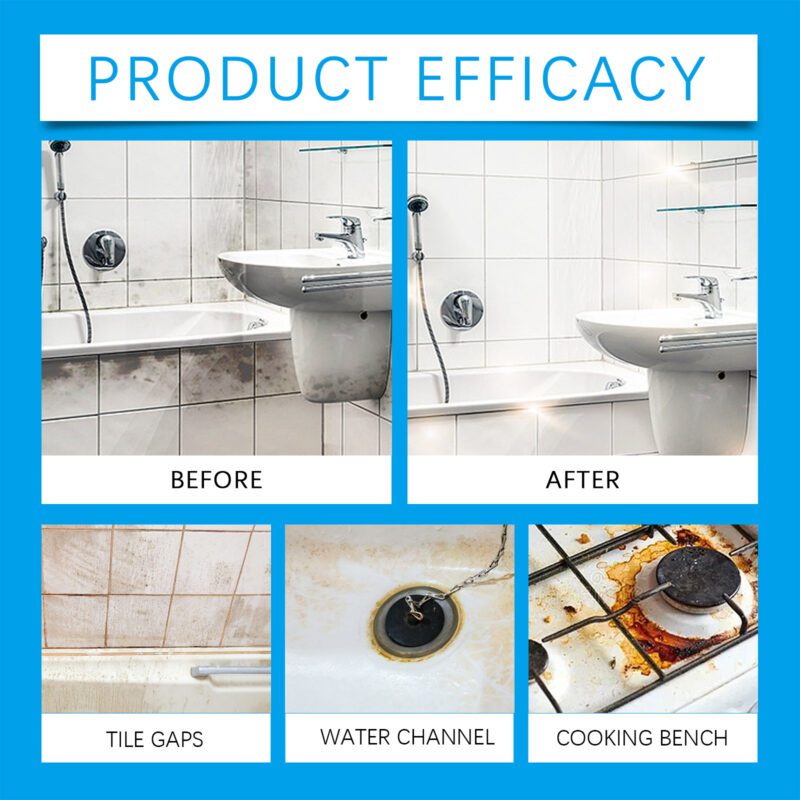 JUE FISH Multi-Purpose Effervescent Cleaning Tablets - Kitchen, Floor & Furniture Safe Household Cleaner - Image 3