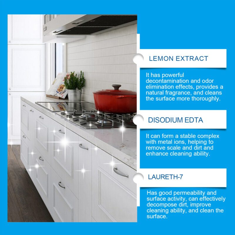 JUE FISH Multi-Purpose Effervescent Cleaning Tablets - Kitchen, Floor & Furniture Safe Household Cleaner - Image 4