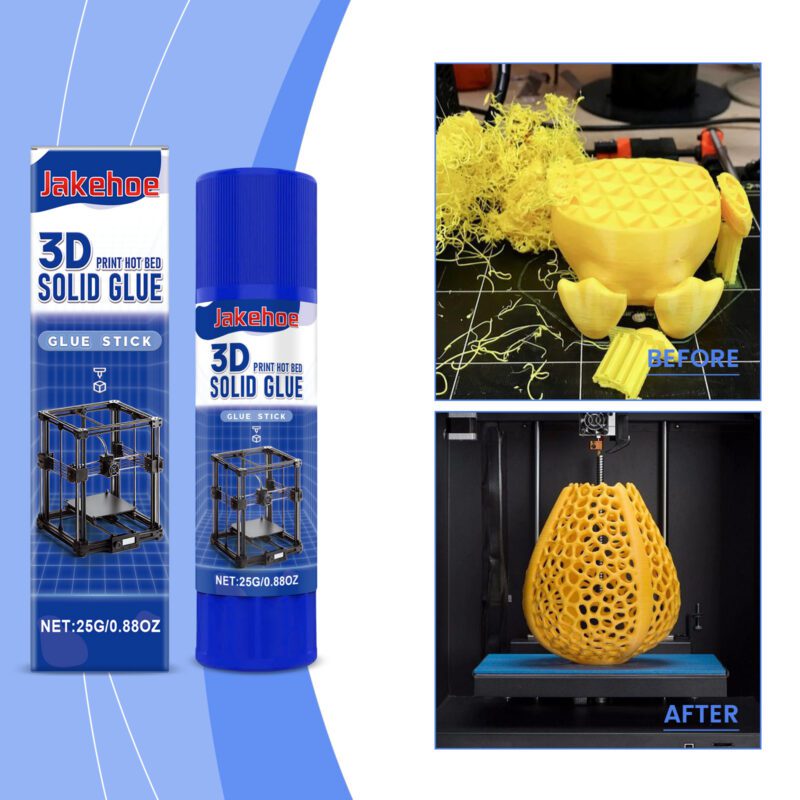 Jakehoe 3D Printer Glue Stick – Multi-Functional, Easy Clean, Hot Bed Adhesive - Image 2