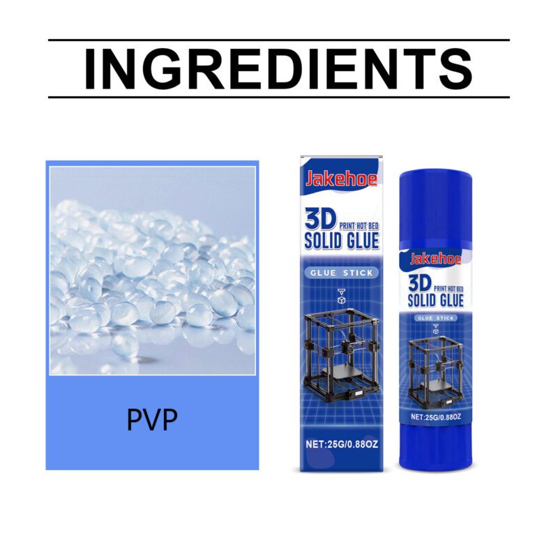 Jakehoe 3D Printer Glue Stick – Multi-Functional, Easy Clean, Hot Bed Adhesive - Image 5