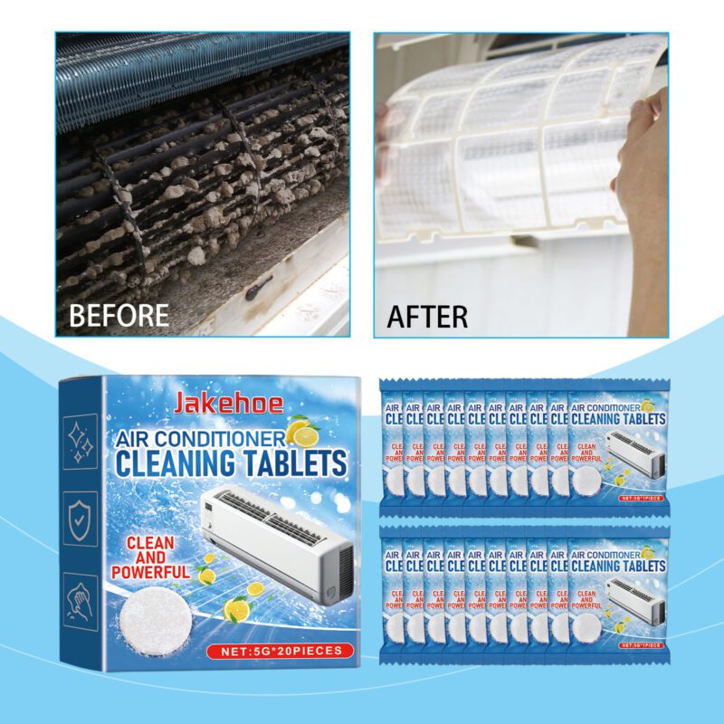 Jakehoe AC Cleaning Sheets: Deep Clean, Dust Odor Remover, Surface-Safe Household Cleaner - Image 2