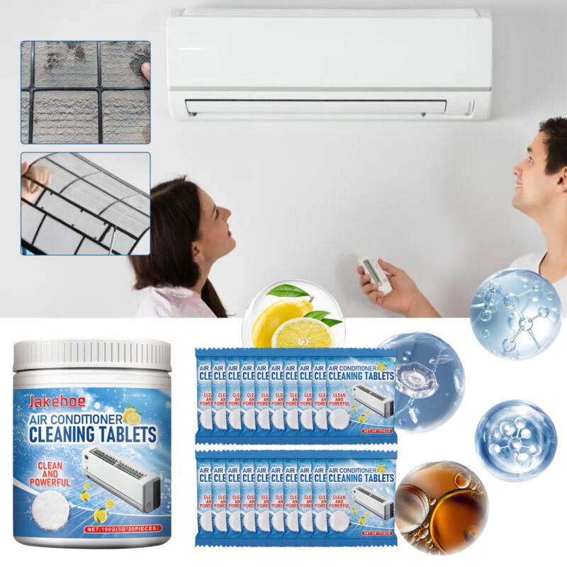 Jakehoe AC Cleaning Tablets: Household Surface-Safe, Long-Lasting Multi-Purpose Cleaner - Image 2