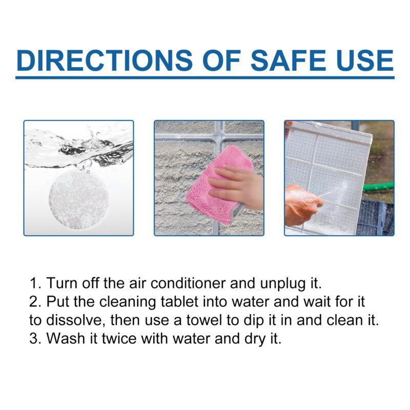 Jakehoe AC Cleaning Tablets: Household Surface-Safe, Long-Lasting Multi-Purpose Cleaner - Image 6