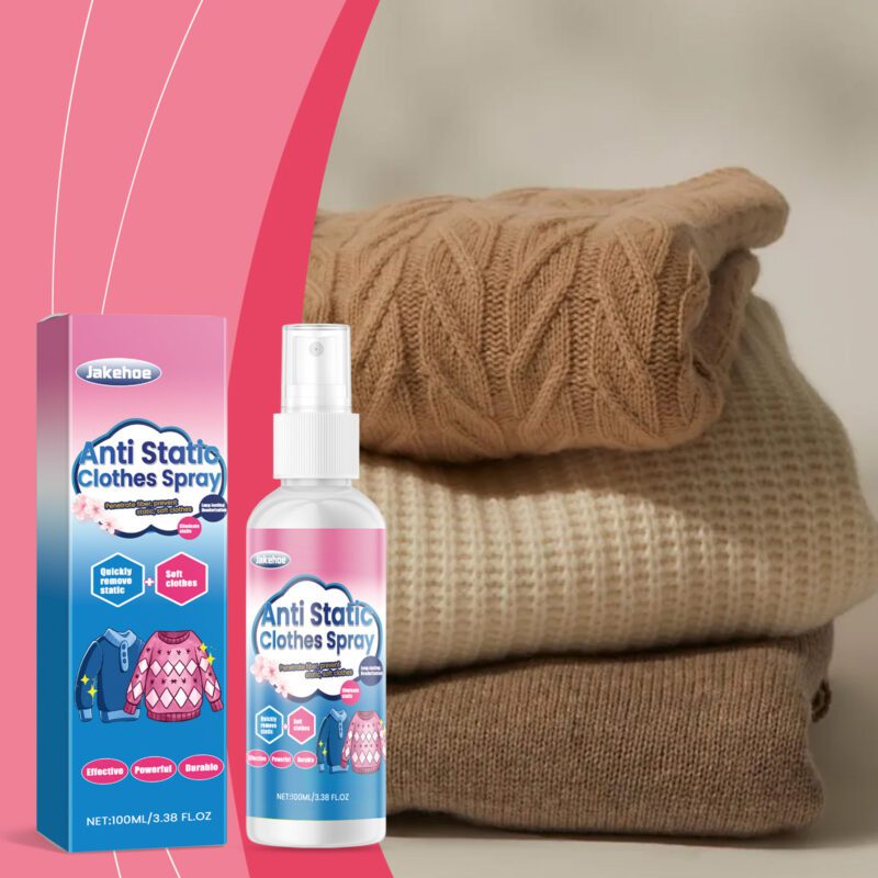 Jakehoe Anti-Static Wrinkle Spray: Fabric Care, Static-Free, Long-Lasting - Image 2