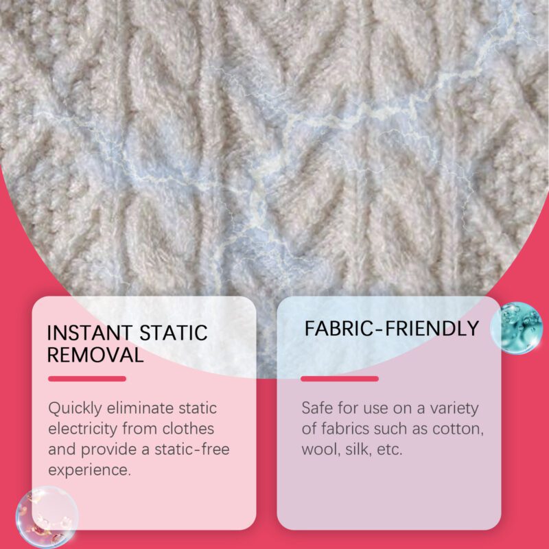 Jakehoe Anti-Static Wrinkle Spray: Fabric Care, Static-Free, Long-Lasting - Image 3