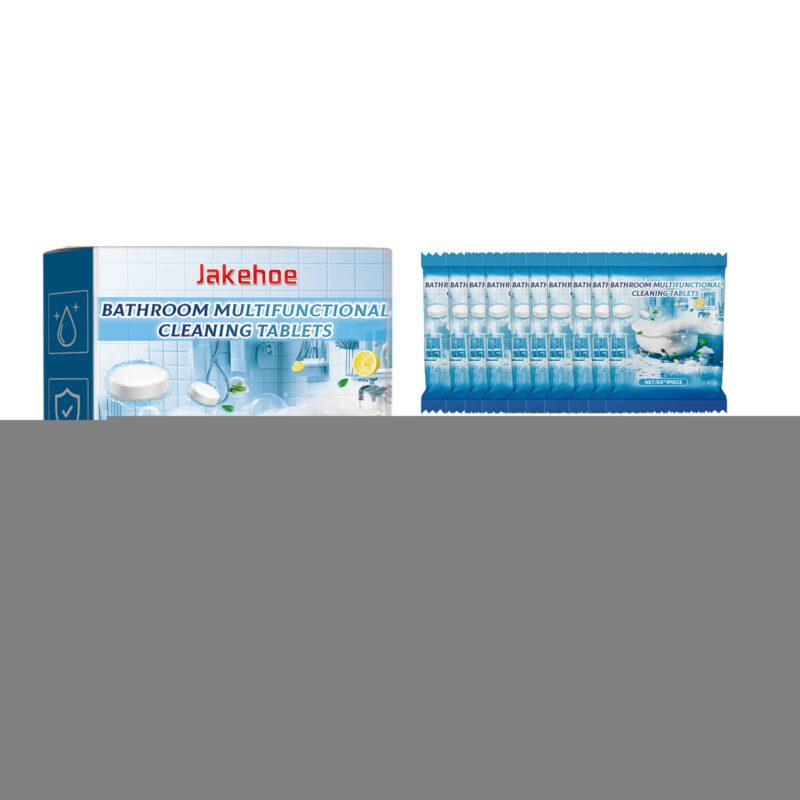 Jakehoe Bathroom Cleaning Tablets – Multifunctional, Surface-Safe, Long-Lasting Household Cleaner