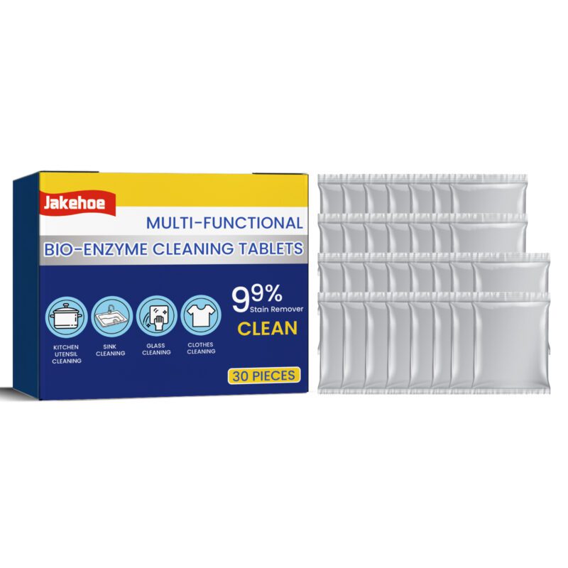 Jakehoe Bio-Enzyme Cleaning Tablets: Multi-Purpose, Surface-Safe Household Cleaner