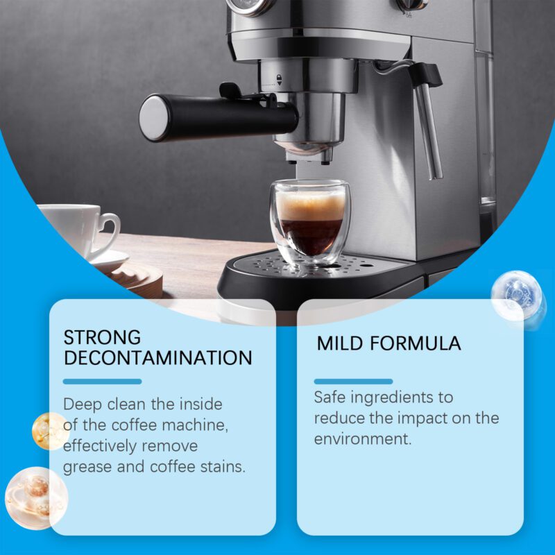Jakehoe Coffee Machine Cleaning Sheets: Kitchen Scale & Stain Remover, Long-Lasting - Image 3