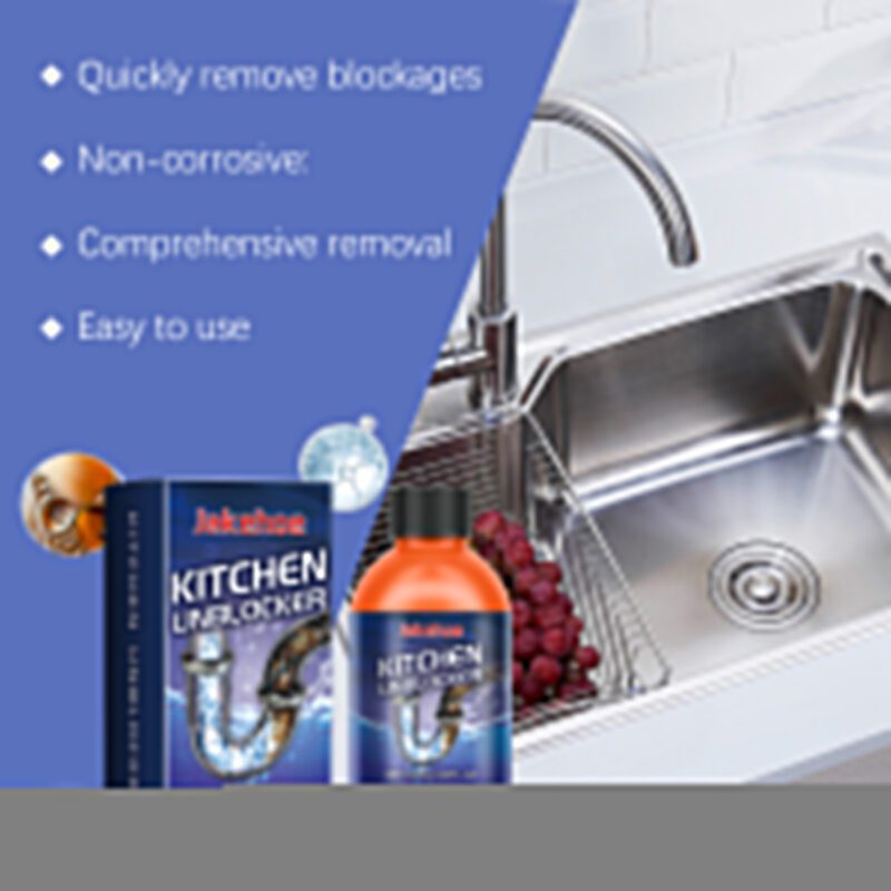Jakehoe Drain Cleaner: Toilet Sink Kitchen Pipe Unclogger, Long-Lasting & Safe - Image 3