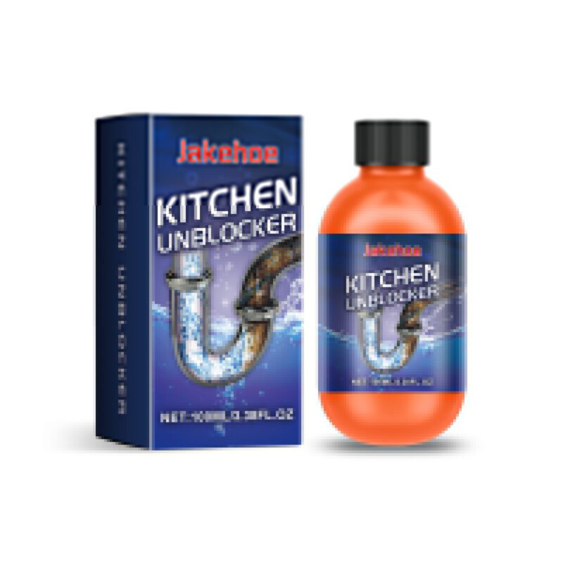 Jakehoe Drain Cleaner: Toilet Sink Kitchen Pipe Unclogger, Long-Lasting & Safe
