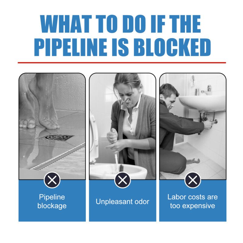 Jakehoe Drain Unblocker Tablets: Multi-Purpose Pipe Cleaner, Toilet & Drain Unclogger - Image 4