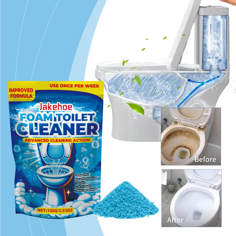 Jakehoe Foam Toilet Cleaner: Long-Lasting, Surface-Safe Household Deodorizing Cleaner - Image 2