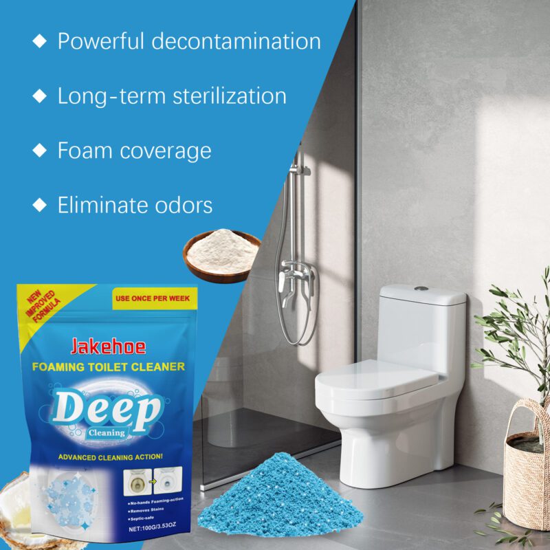 Jakehoe Foam Toilet Cleaning Powder: Long-Lasting, Safe Household Cleaner - Image 3