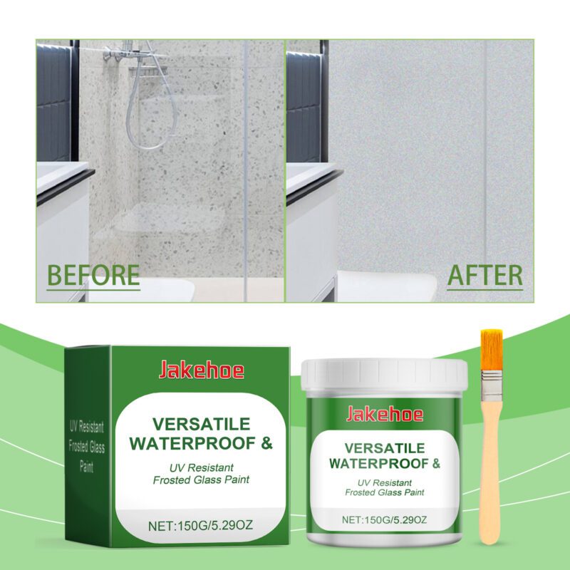 Jakehoe Frosted Glass Paint - Long-Lasting Household Glass Maintenance, Surface-Safe - Image 2