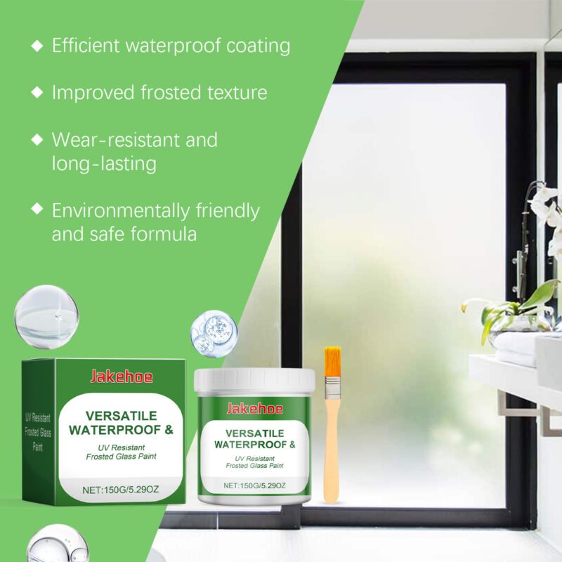 Jakehoe Frosted Glass Paint - Long-Lasting Household Glass Maintenance, Surface-Safe - Image 3