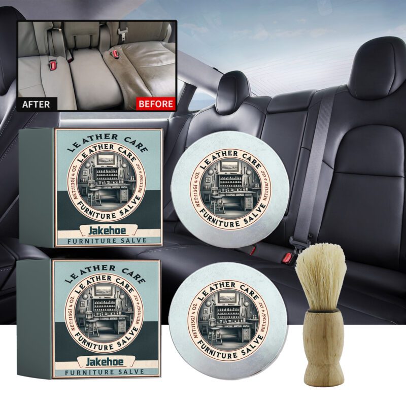Jakehoe Furniture Salve: Long-Lasting Leather Care Cream for Sofa, Car Seat Maintenance - Image 2