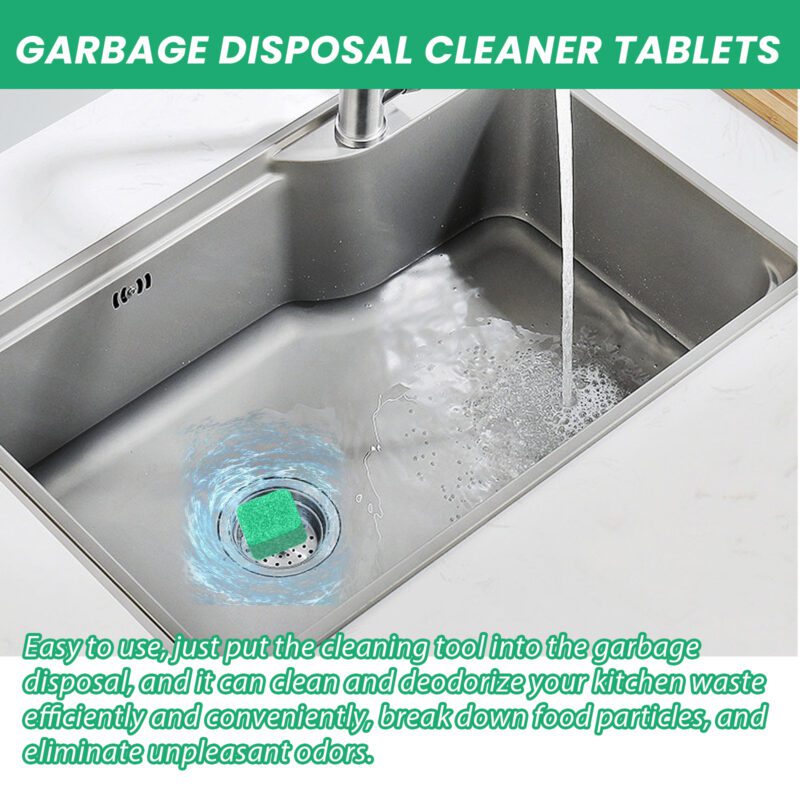 Jakehoe Garbage Disposal Cleaner: Kitchen Odor-Eliminating, Long-Lasting Cleaning Block - Image 4