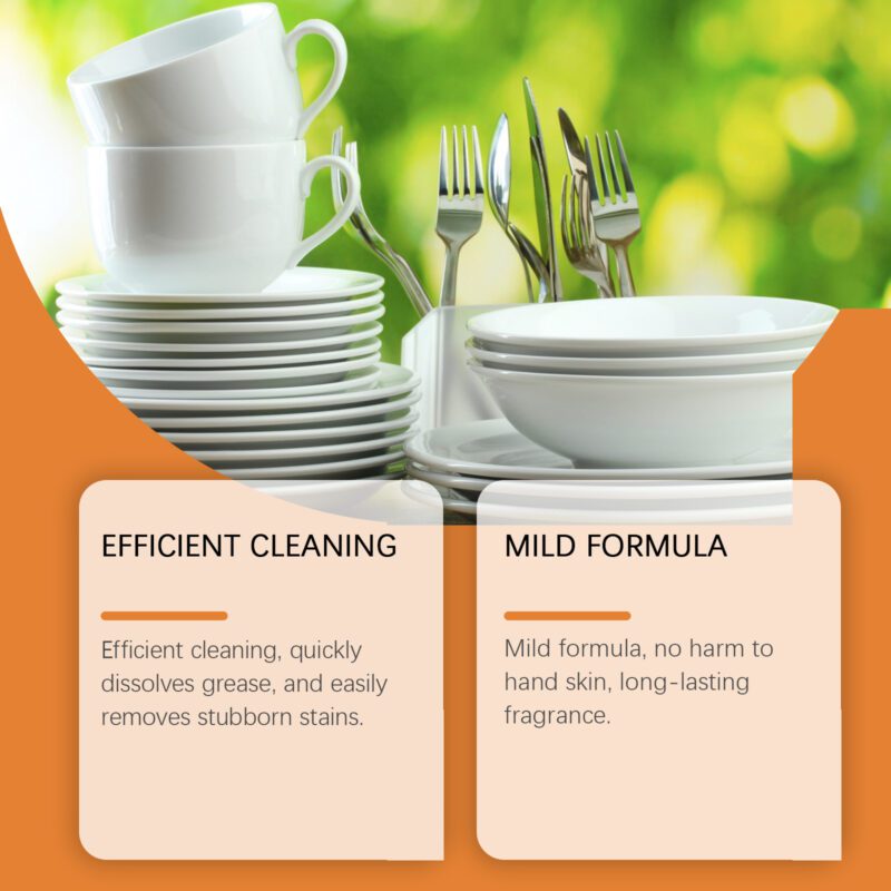 Jakehoe Gentle Dishwashing Liquid: Kitchen Grease Removal, Long-Lasting Cleaner - Image 3