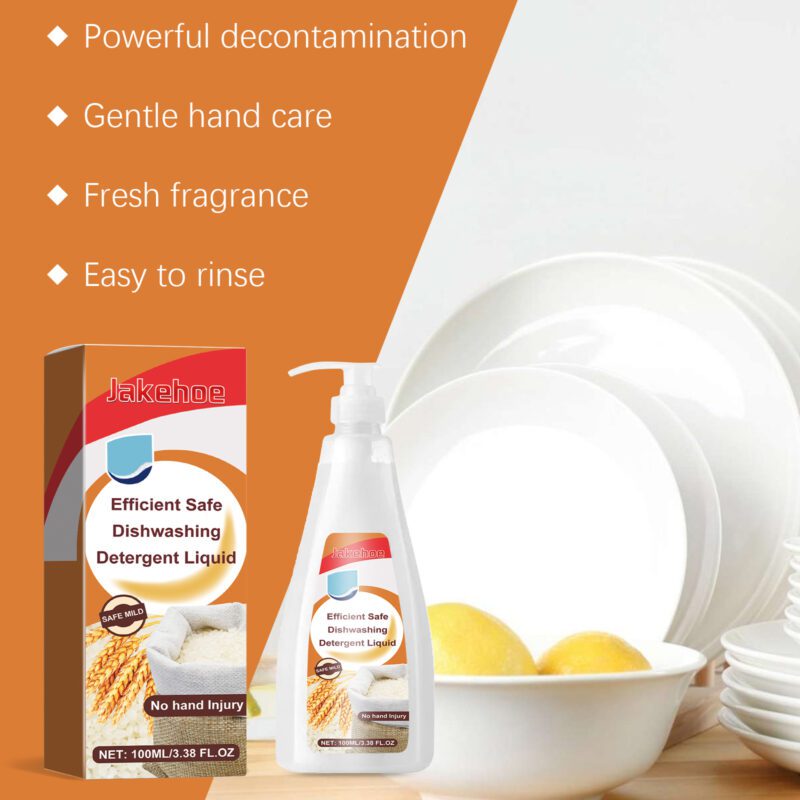 Jakehoe Gentle Dishwashing Liquid: Kitchen Grease Removal, Long-Lasting Cleaner - Image 4