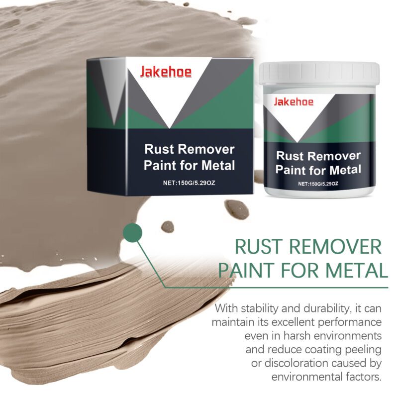 Jakehoe Household Metal Rust Remover Paint - Long-Lasting, Surface-Safe Protection - Image 4