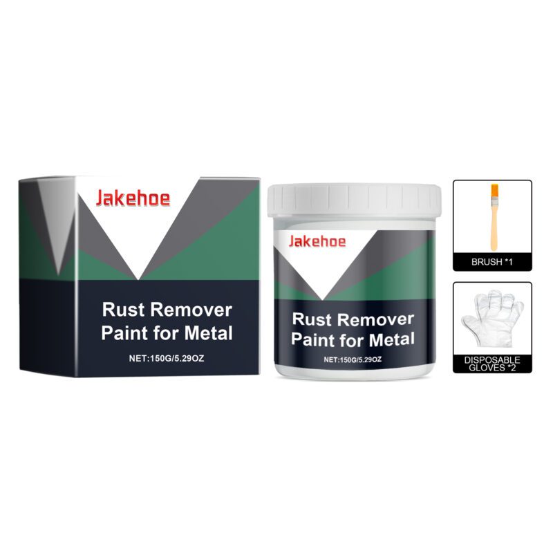 Jakehoe Household Metal Rust Remover Paint - Long-Lasting, Surface-Safe Protection