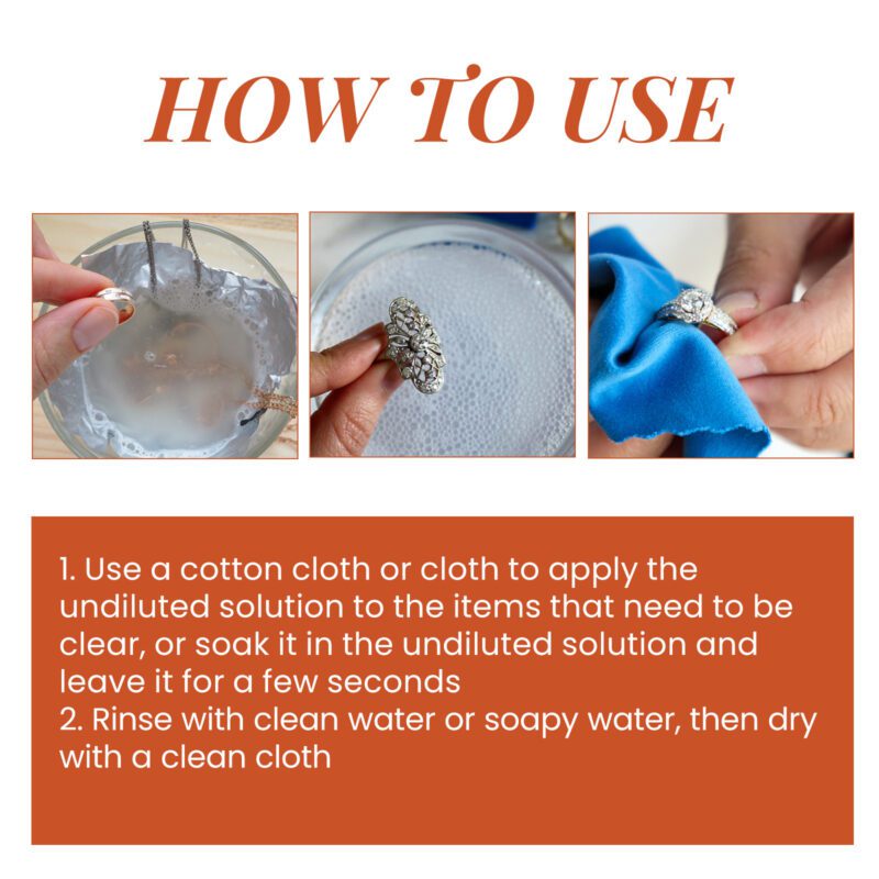 Jakehoe Jewelry Cleaner: Multi-Purpose, Surface-Safe Stain Remover for Household Jewelry Care - Image 5