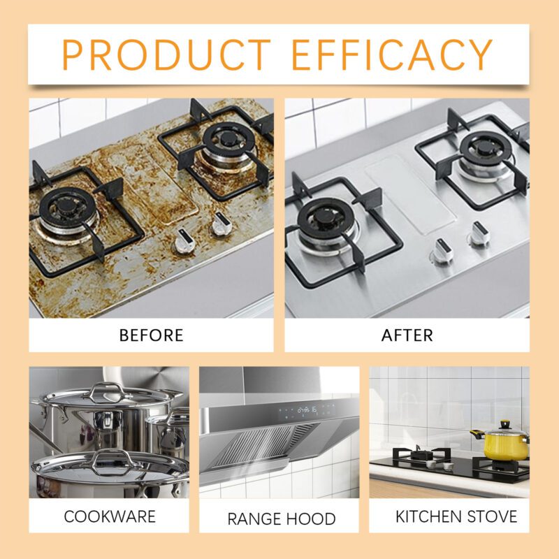 Jakehoe Kitchen Foam Cleaner: Multi-Purpose, Surface-Safe Grease & Dirt Remover - Image 4