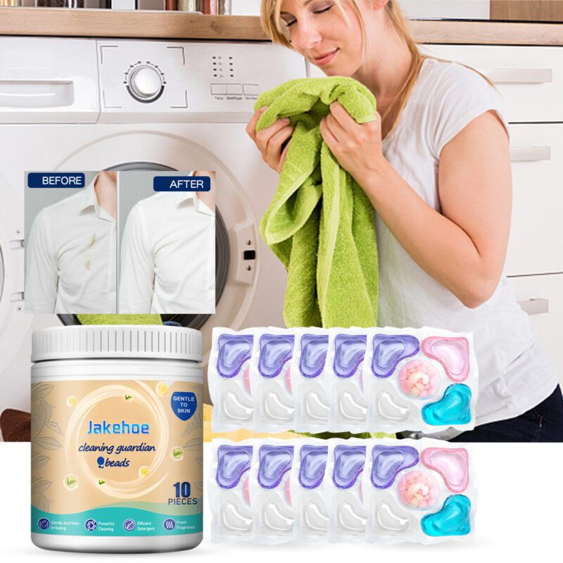 Jakehoe Laundry Beads: Multi-Purpose, Long-Lasting Fabric Cleaner with Gentle Stain Removal - Image 2