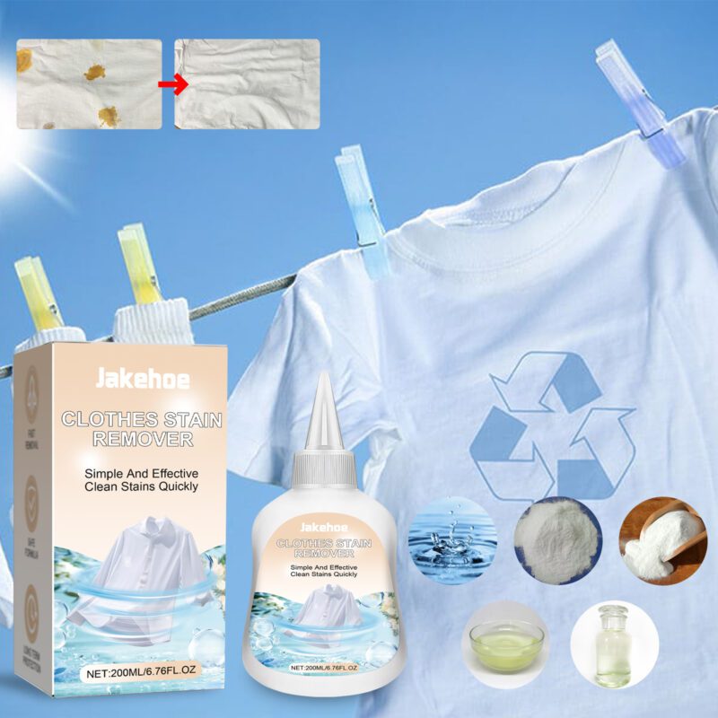Jakehoe Laundry Detergent: Stubborn Stain Remover, Fabric-Safe, Long-Lasting - Image 2