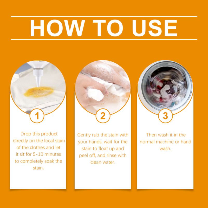 Jakehoe Laundry Oil Remover: Gentle, Long-Lasting Household Stain Cleaner - Image 6