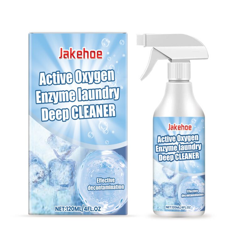 Jakehoe Laundry Stain Remover: Gentle, Long-Lasting Fabric Cleaner for Oil/Yellow Stains & Deodorizing