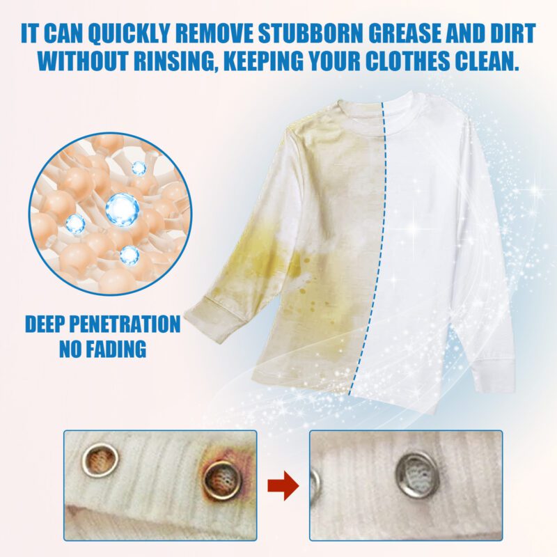 Jakehoe Laundry Stain Remover: Multi-Purpose, Fabric-Safe Household Cleaner - Image 3