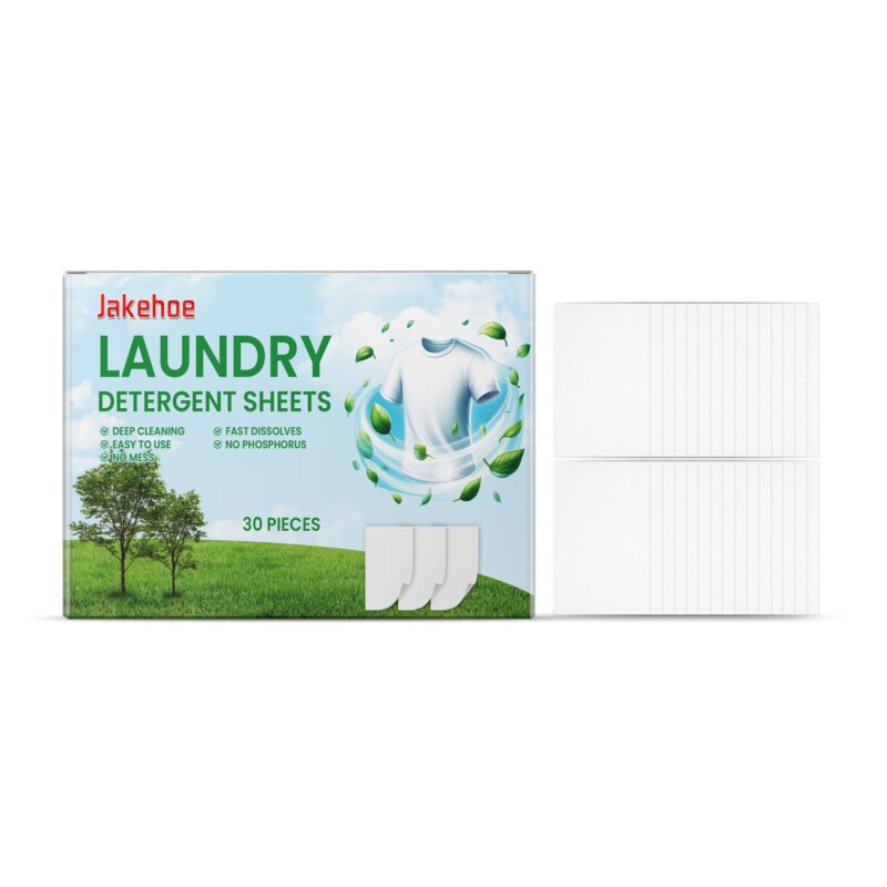 Jakehoe Laundry Tablets: Stain Removal, Long-Lasting Fragrance, Fabric-Safe Household Cleaner