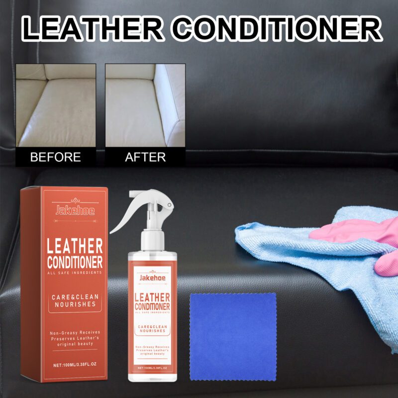 Jakehoe Leather Conditioner: Multi-Purpose Furniture Protector, Long-Lasting Surface-Safe Household Cleaner - Image 2