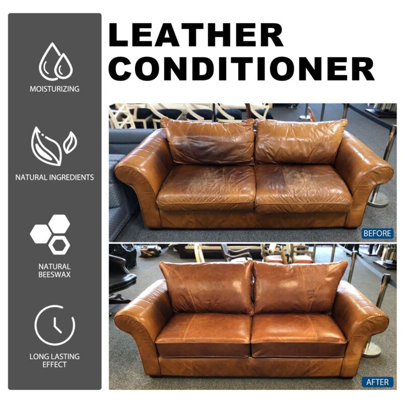 Jakehoe Leather Conditioner: Multi-Purpose Furniture Protector, Long-Lasting Surface-Safe Household Cleaner - Image 4